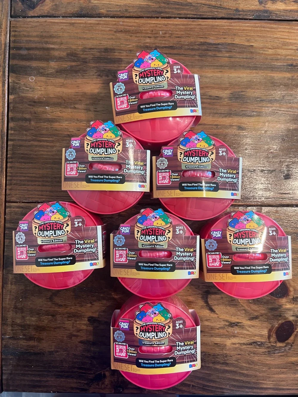 7pack Authentic RMS Treasure Series Dumplings 🥟 🪎🥟🪎
